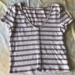 American Eagle, soft and sexy striped tee.